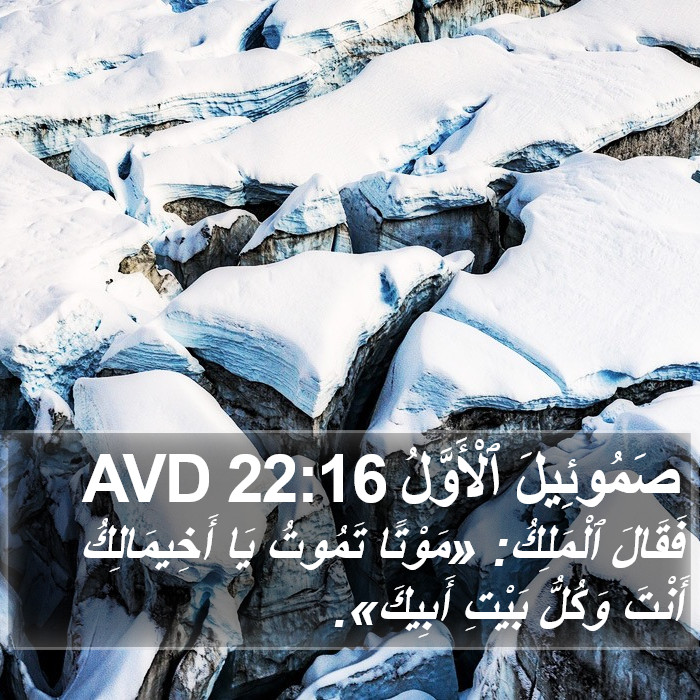 صَمُوئِيلَ ٱلْأَوَّلُ 22:16 AVD Bible Study