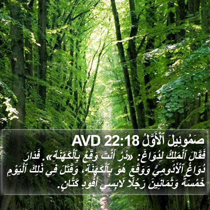 صَمُوئِيلَ ٱلْأَوَّلُ 22:18 AVD Bible Study