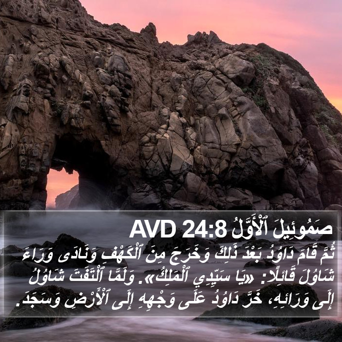 صَمُوئِيلَ ٱلْأَوَّلُ 24:8 AVD Bible Study