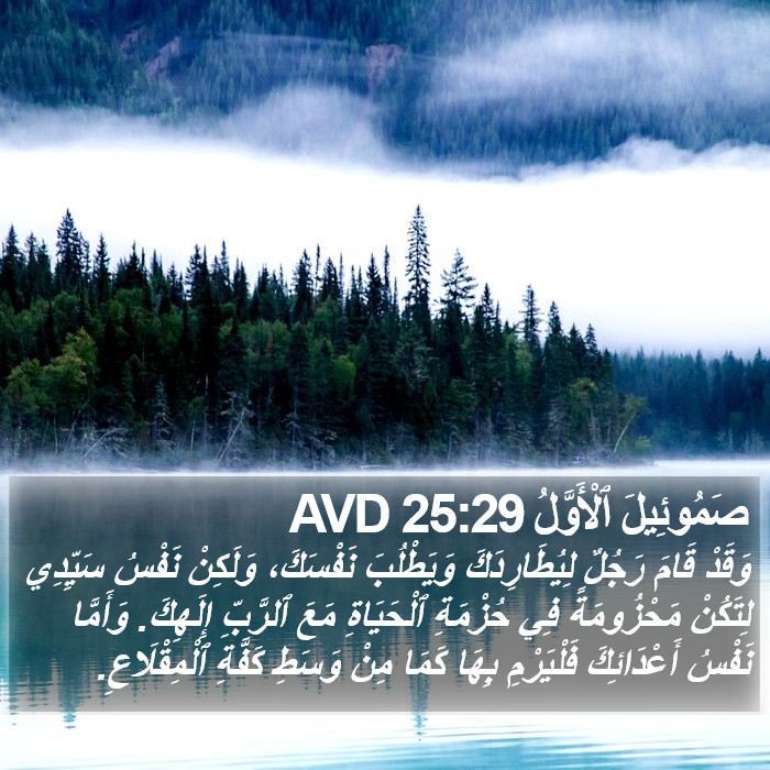 صَمُوئِيلَ ٱلْأَوَّلُ 25:29 AVD Bible Study