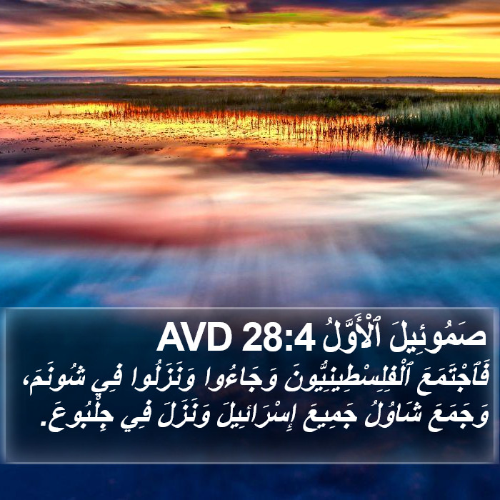 صَمُوئِيلَ ٱلْأَوَّلُ 28:4 AVD Bible Study