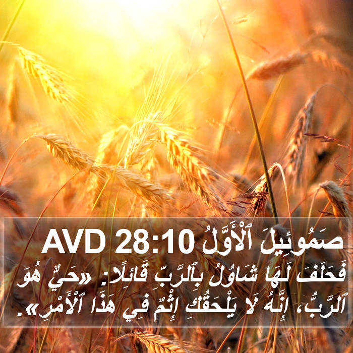 صَمُوئِيلَ ٱلْأَوَّلُ 28:10 AVD Bible Study