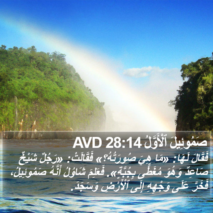 صَمُوئِيلَ ٱلْأَوَّلُ 28:14 AVD Bible Study