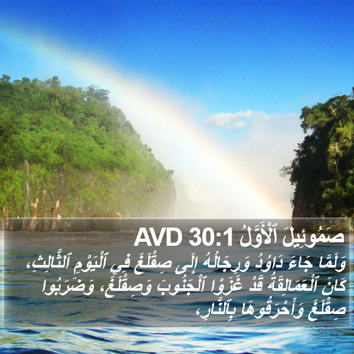 صَمُوئِيلَ ٱلْأَوَّلُ 30:1 AVD Bible Study