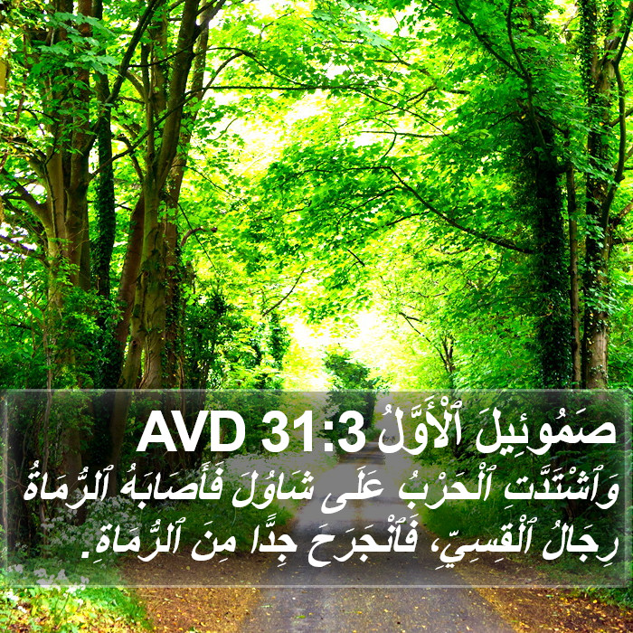 صَمُوئِيلَ ٱلْأَوَّلُ 31:3 AVD Bible Study