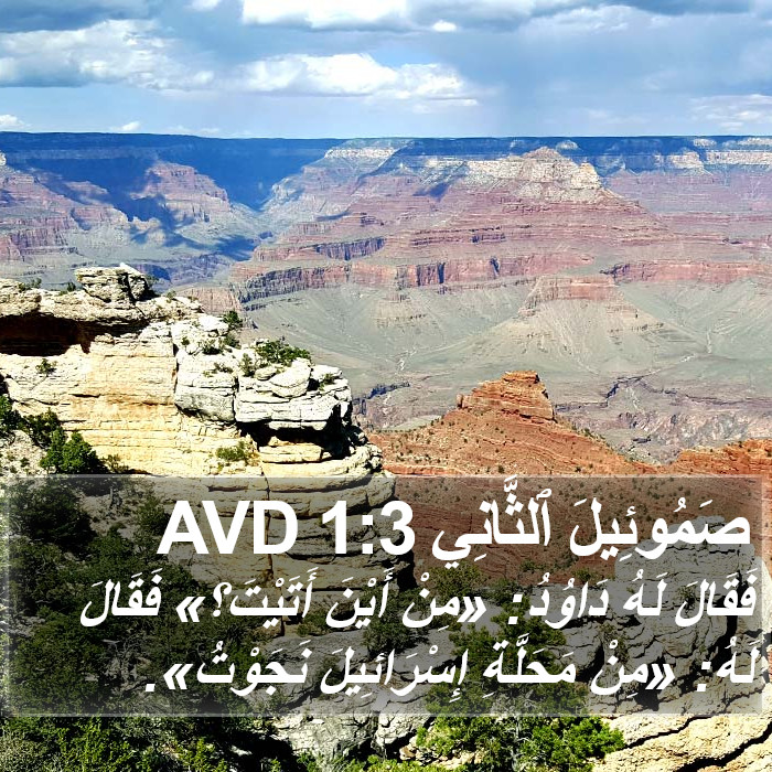 صَمُوئِيلَ ٱلثَّانِي 1:3 AVD Bible Study