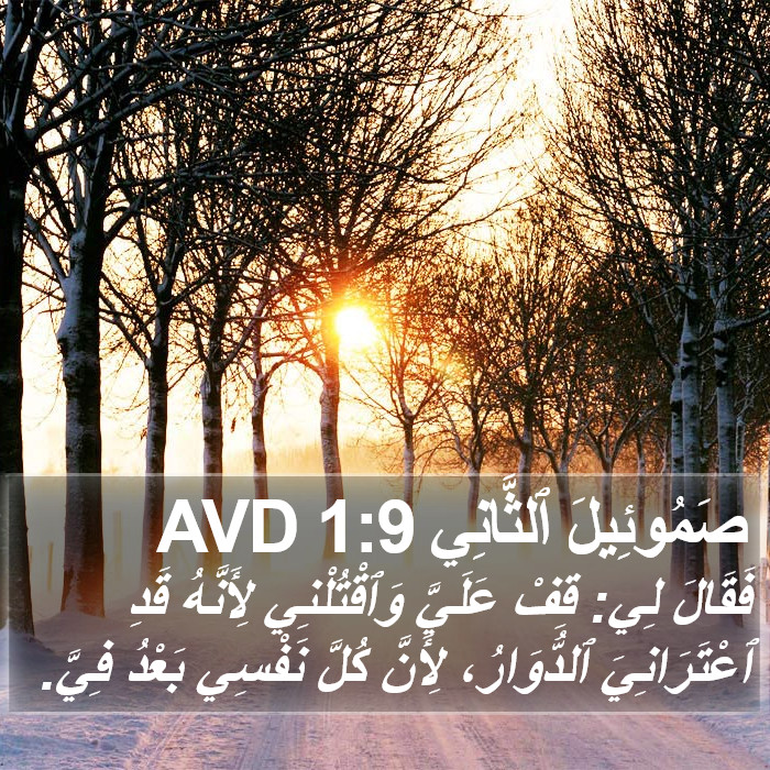 صَمُوئِيلَ ٱلثَّانِي 1:9 AVD Bible Study