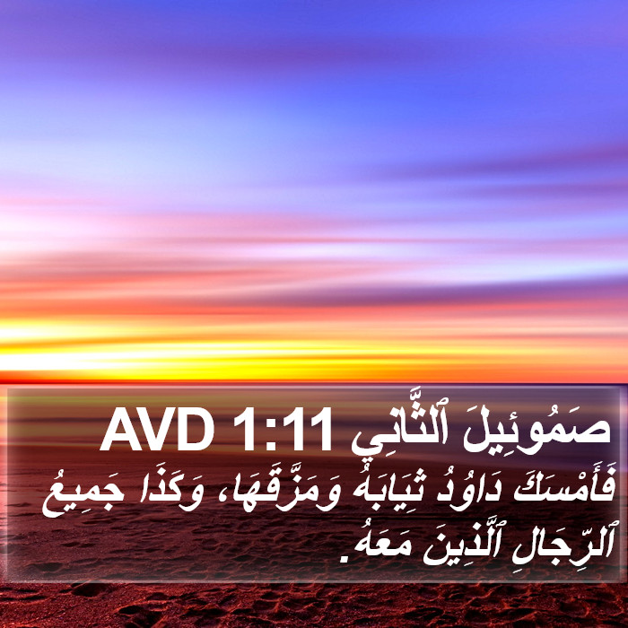 صَمُوئِيلَ ٱلثَّانِي 1:11 AVD Bible Study