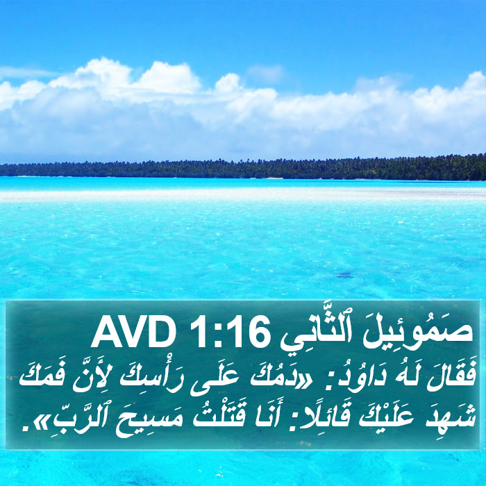 صَمُوئِيلَ ٱلثَّانِي 1:16 AVD Bible Study