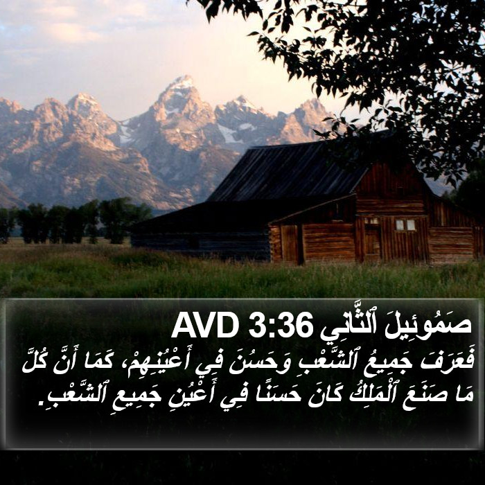 صَمُوئِيلَ ٱلثَّانِي 3:36 AVD Bible Study