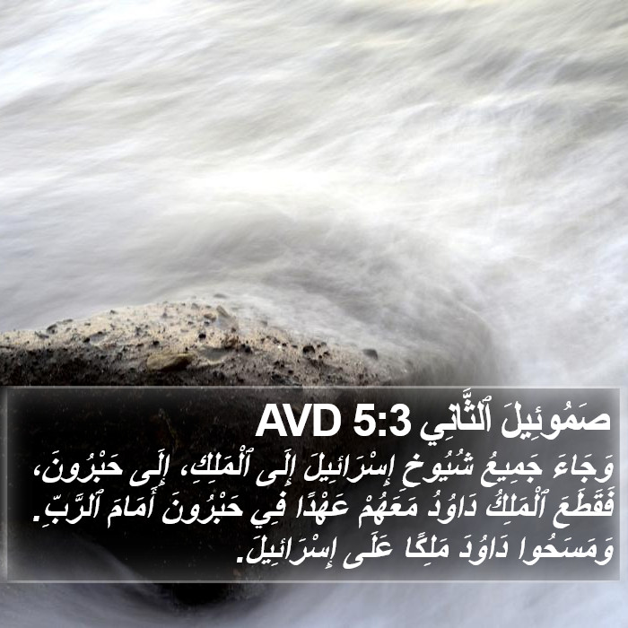 صَمُوئِيلَ ٱلثَّانِي 5:3 AVD Bible Study