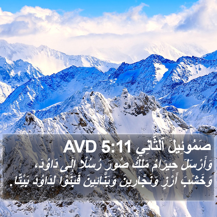 صَمُوئِيلَ ٱلثَّانِي 5:11 AVD Bible Study