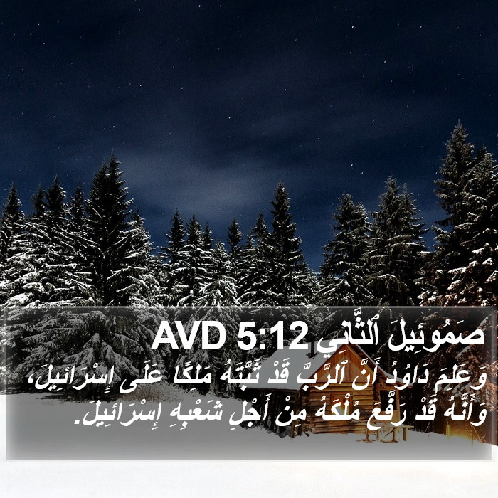 صَمُوئِيلَ ٱلثَّانِي 5:12 AVD Bible Study