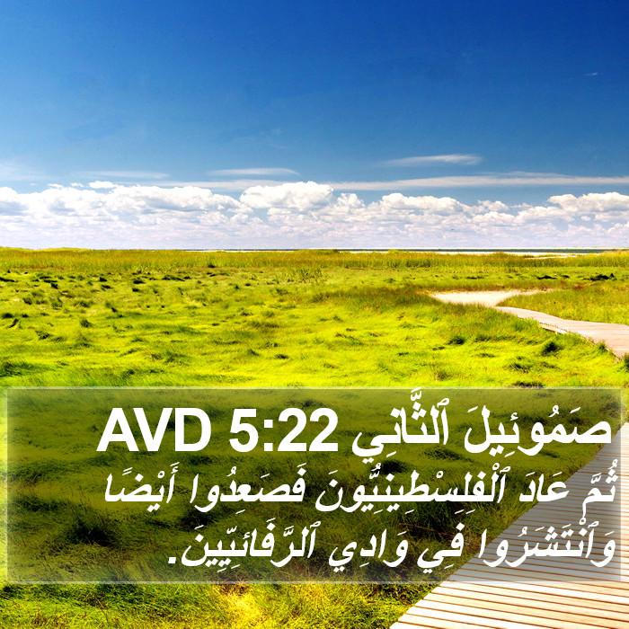 صَمُوئِيلَ ٱلثَّانِي 5:22 AVD Bible Study