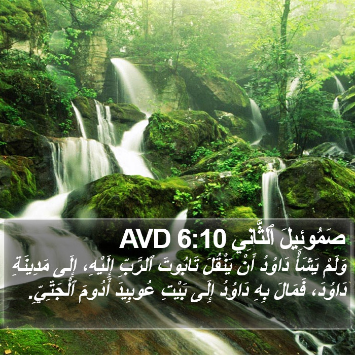 صَمُوئِيلَ ٱلثَّانِي 6:10 AVD Bible Study