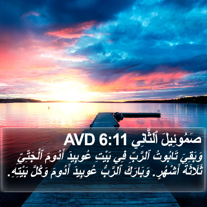 صَمُوئِيلَ ٱلثَّانِي 6:11 AVD Bible Study