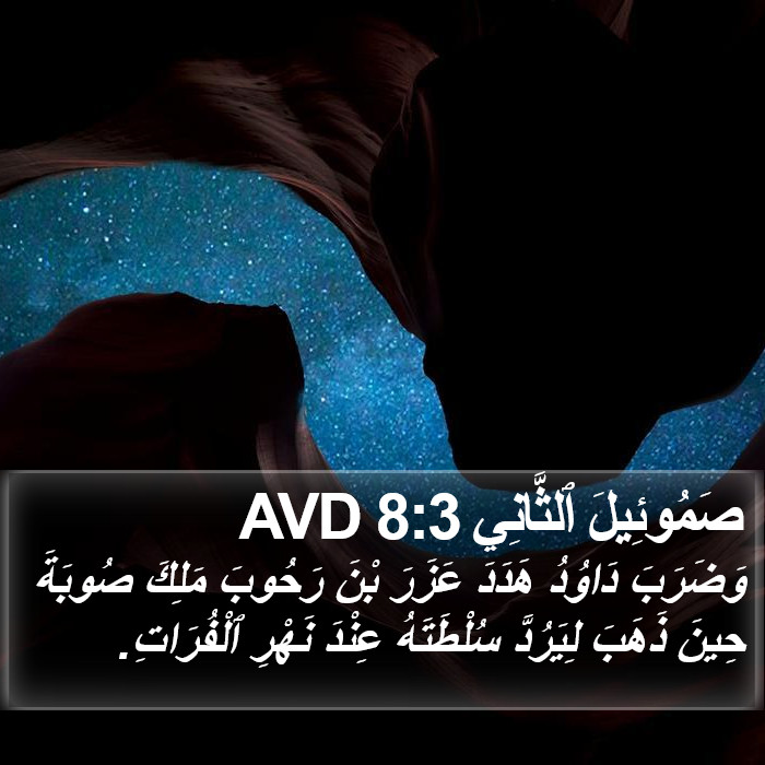 صَمُوئِيلَ ٱلثَّانِي 8:3 AVD Bible Study