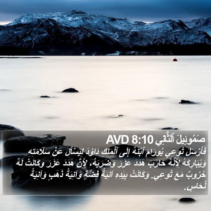 صَمُوئِيلَ ٱلثَّانِي 8:10 AVD Bible Study