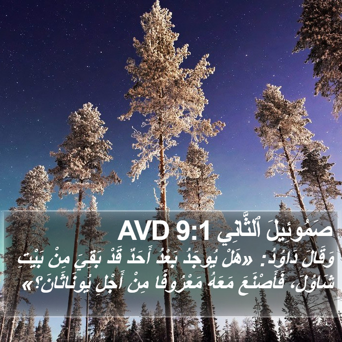 صَمُوئِيلَ ٱلثَّانِي 9:1 AVD Bible Study