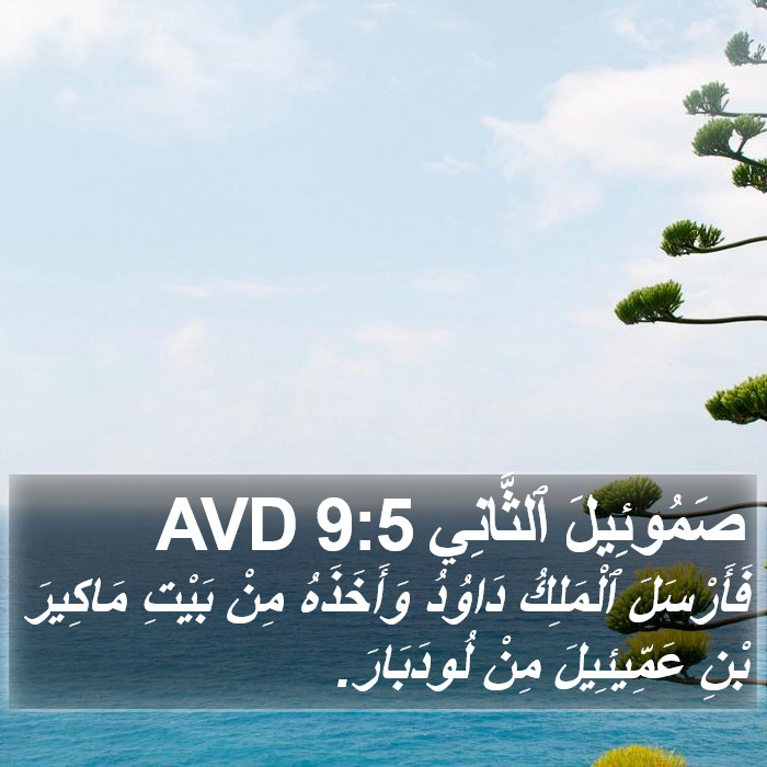 صَمُوئِيلَ ٱلثَّانِي 9:5 AVD Bible Study