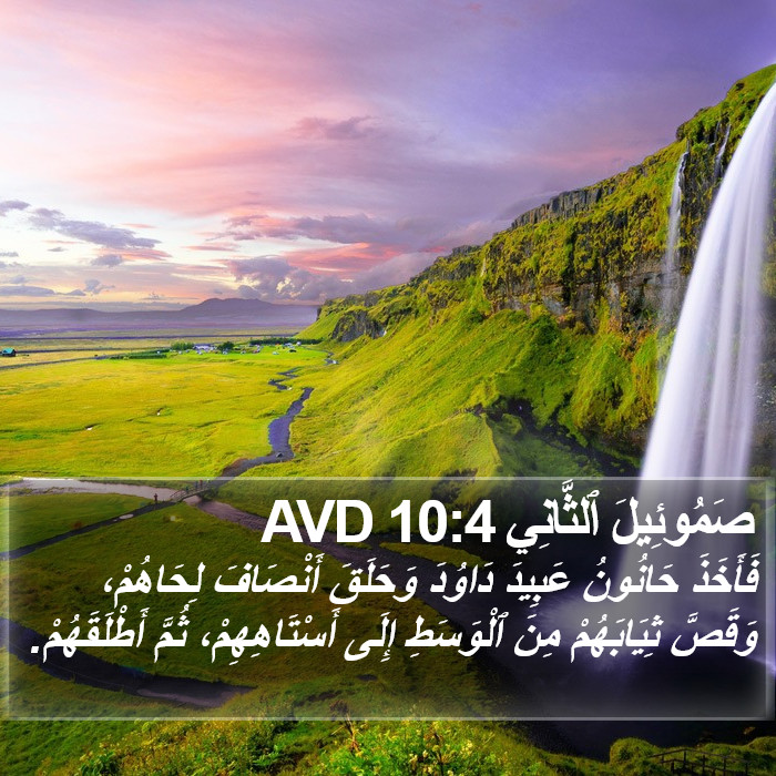 صَمُوئِيلَ ٱلثَّانِي 10:4 AVD Bible Study