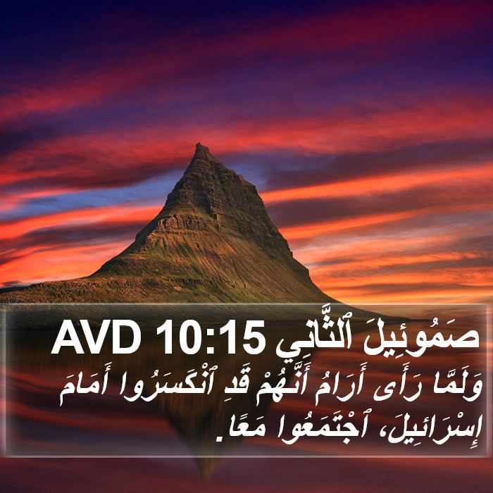 صَمُوئِيلَ ٱلثَّانِي 10:15 AVD Bible Study