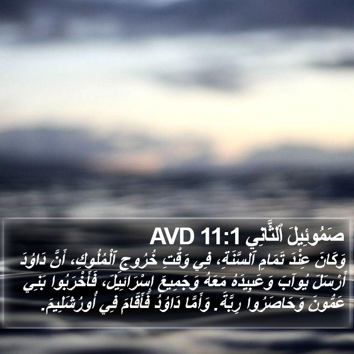 صَمُوئِيلَ ٱلثَّانِي 11:1 AVD Bible Study