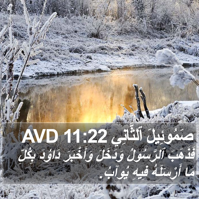 صَمُوئِيلَ ٱلثَّانِي 11:22 AVD Bible Study