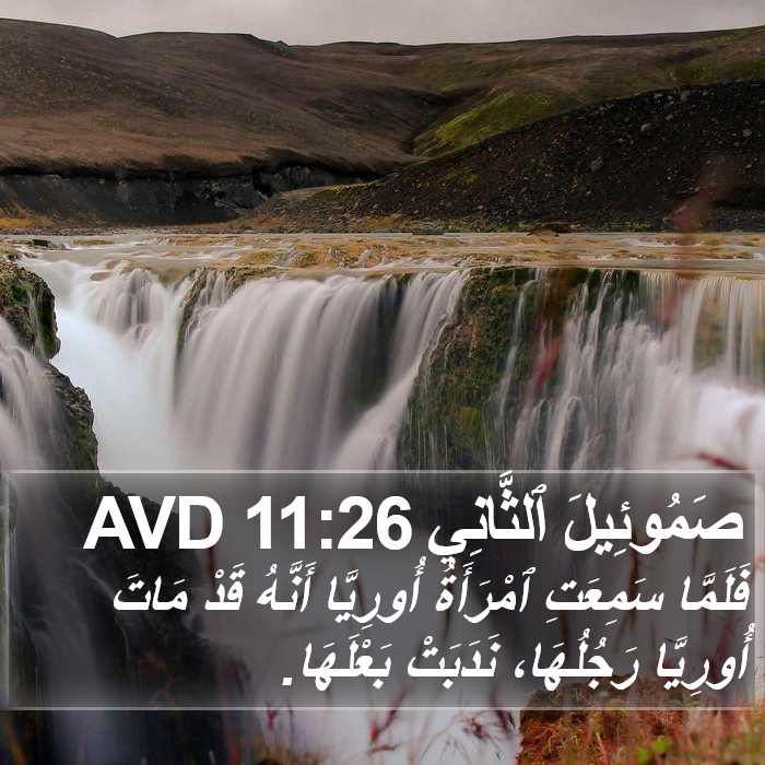 صَمُوئِيلَ ٱلثَّانِي 11:26 AVD Bible Study