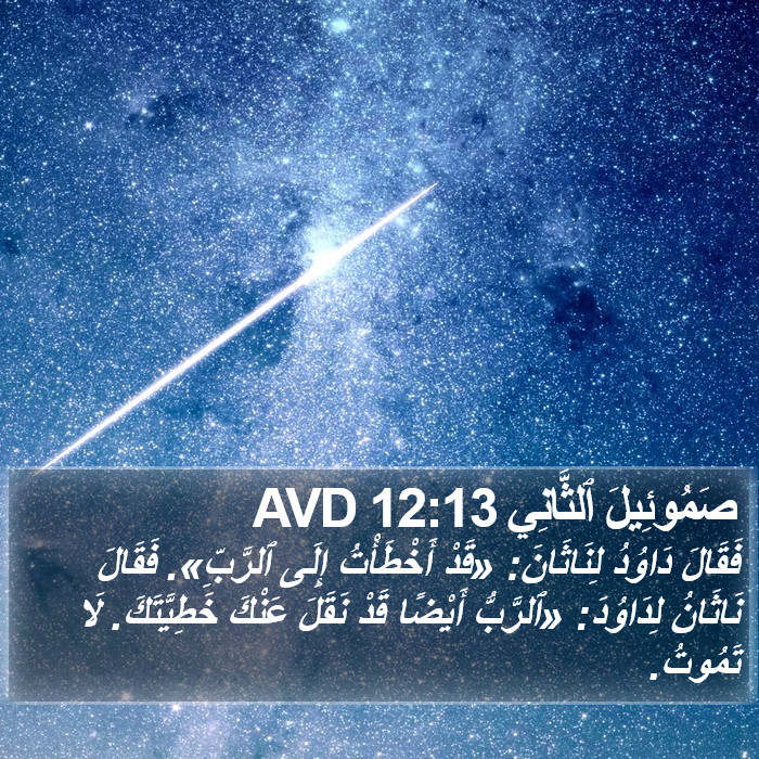 صَمُوئِيلَ ٱلثَّانِي 12:13 AVD Bible Study