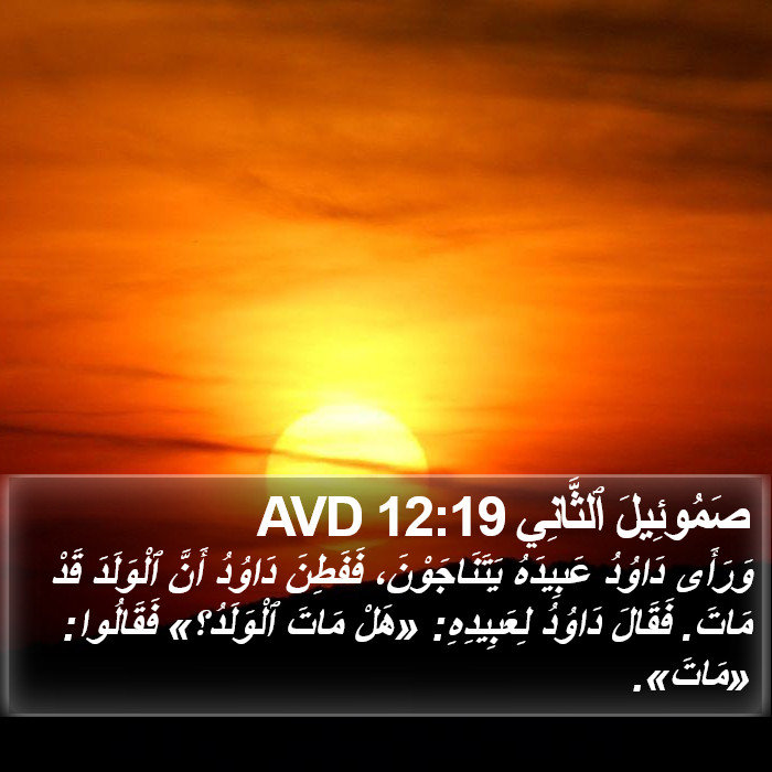صَمُوئِيلَ ٱلثَّانِي 12:19 AVD Bible Study