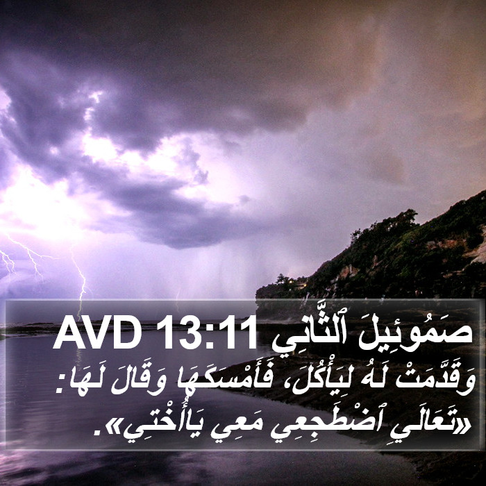 صَمُوئِيلَ ٱلثَّانِي 13:11 AVD Bible Study