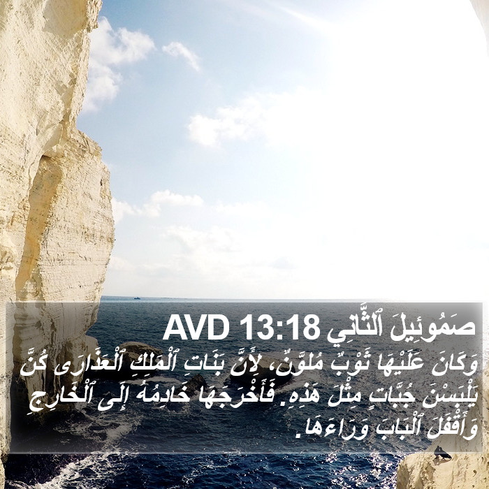 صَمُوئِيلَ ٱلثَّانِي 13:18 AVD Bible Study