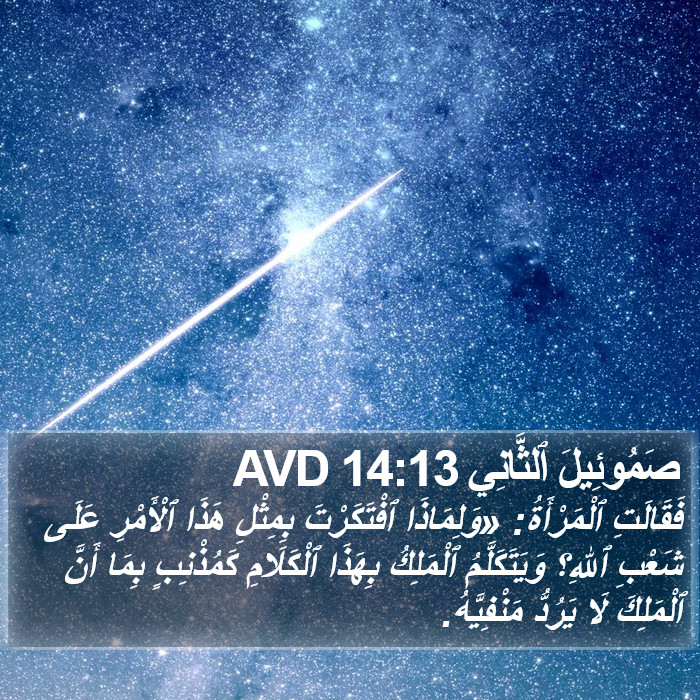 صَمُوئِيلَ ٱلثَّانِي 14:13 AVD Bible Study