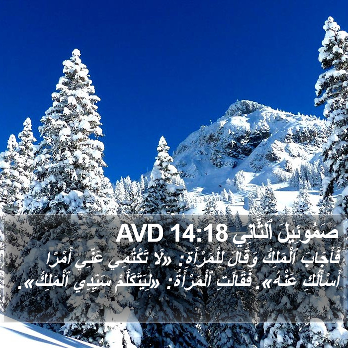 صَمُوئِيلَ ٱلثَّانِي 14:18 AVD Bible Study