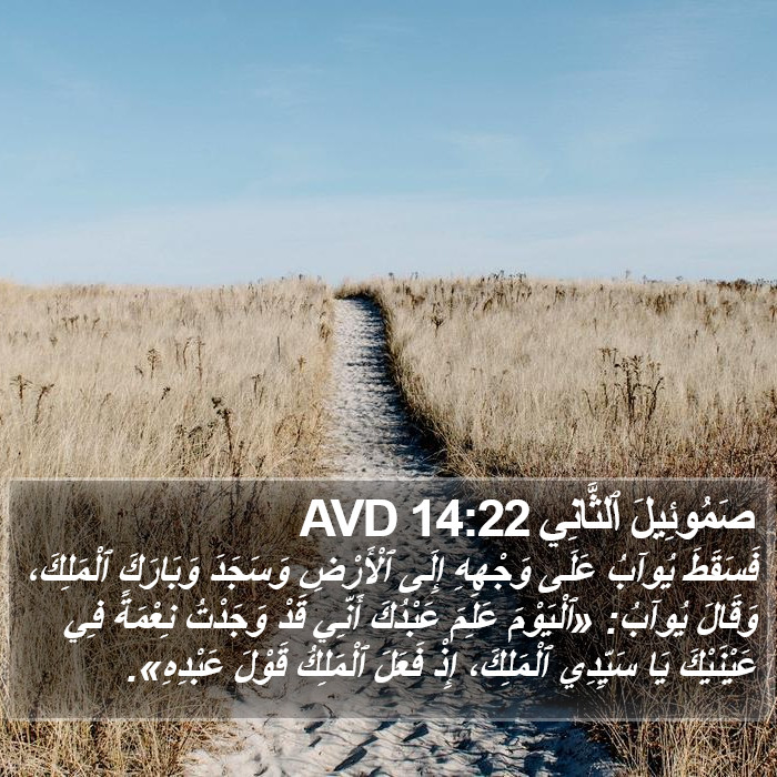 صَمُوئِيلَ ٱلثَّانِي 14:22 AVD Bible Study