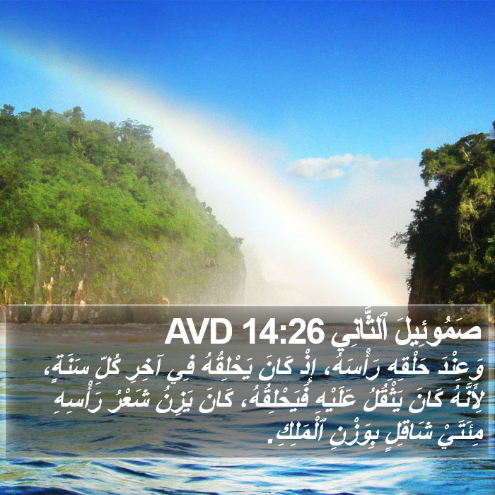 صَمُوئِيلَ ٱلثَّانِي 14:26 AVD Bible Study