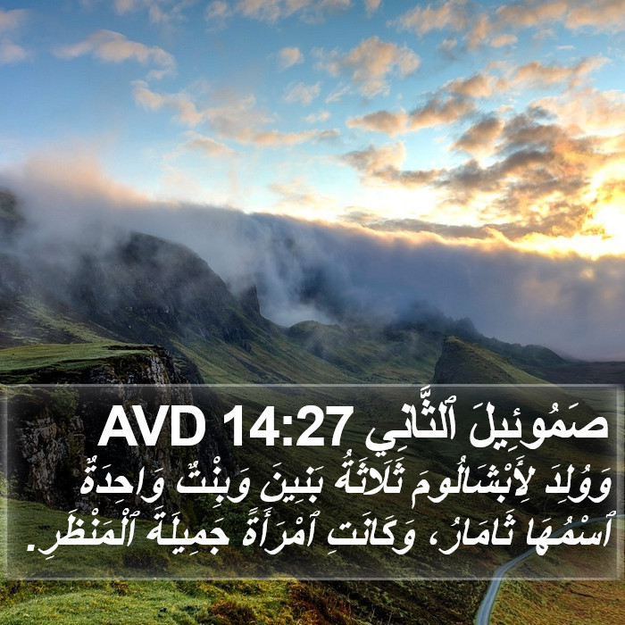 صَمُوئِيلَ ٱلثَّانِي 14:27 AVD Bible Study