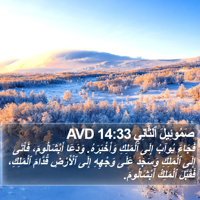 صَمُوئِيلَ ٱلثَّانِي 14:33 AVD Bible Study