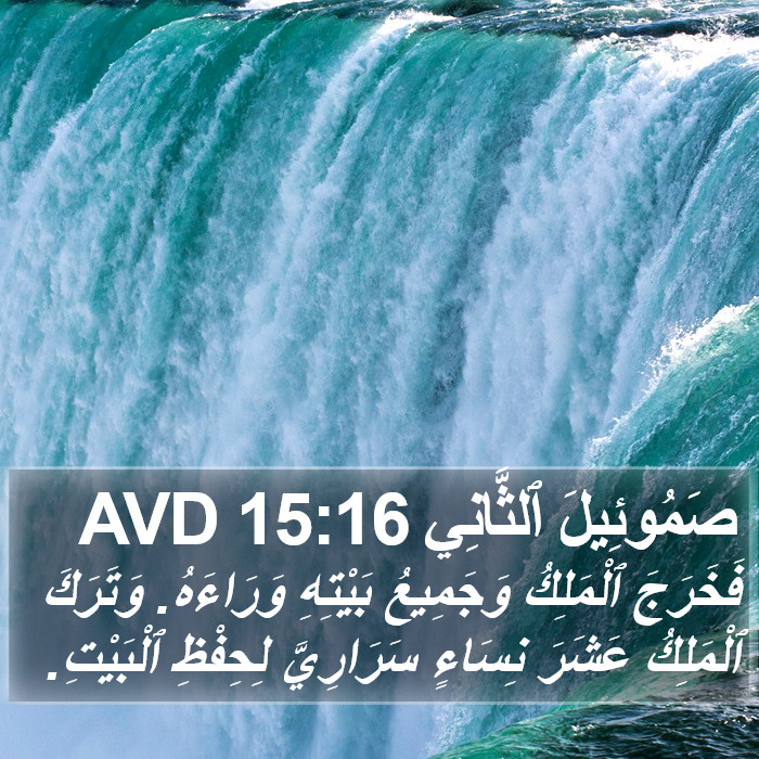 صَمُوئِيلَ ٱلثَّانِي 15:16 AVD Bible Study