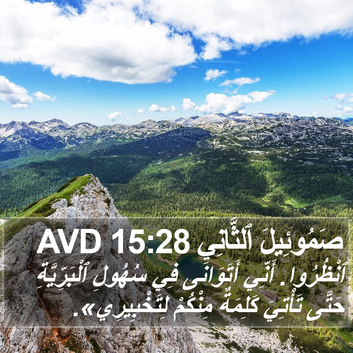 صَمُوئِيلَ ٱلثَّانِي 15:28 AVD Bible Study