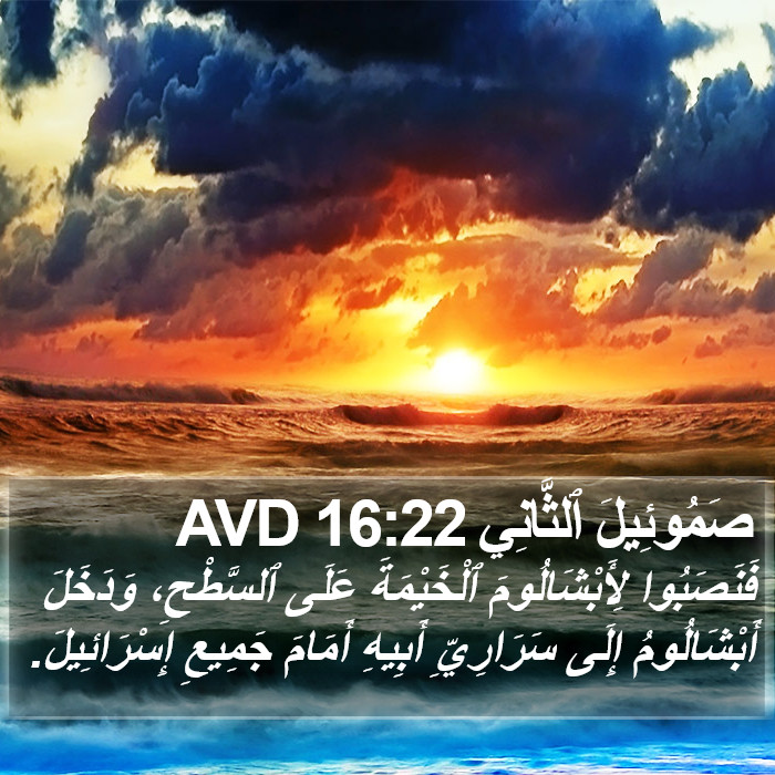 صَمُوئِيلَ ٱلثَّانِي 16:22 AVD Bible Study