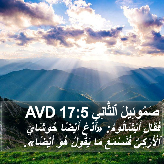 صَمُوئِيلَ ٱلثَّانِي 17:5 AVD Bible Study