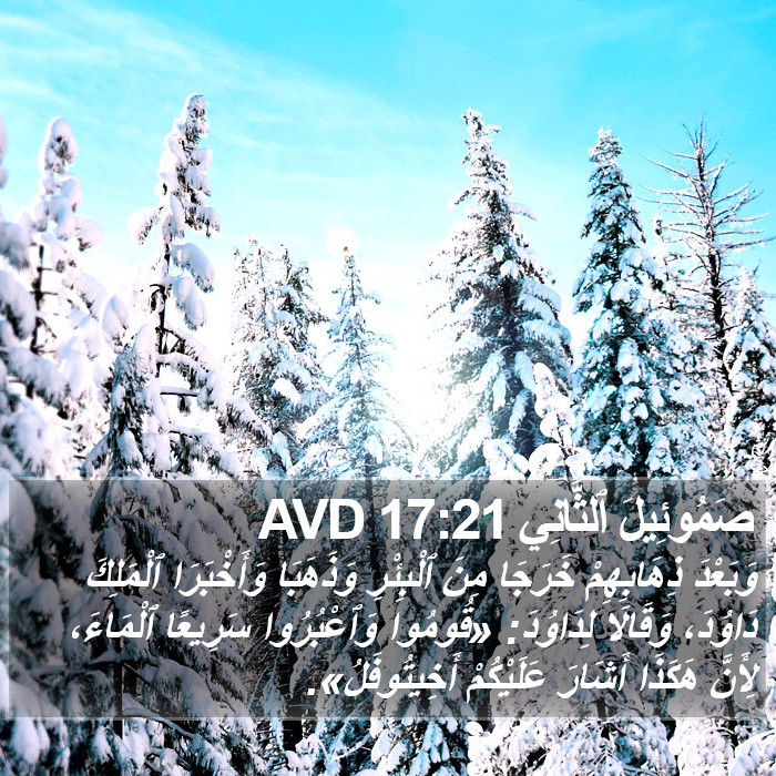 صَمُوئِيلَ ٱلثَّانِي 17:21 AVD Bible Study