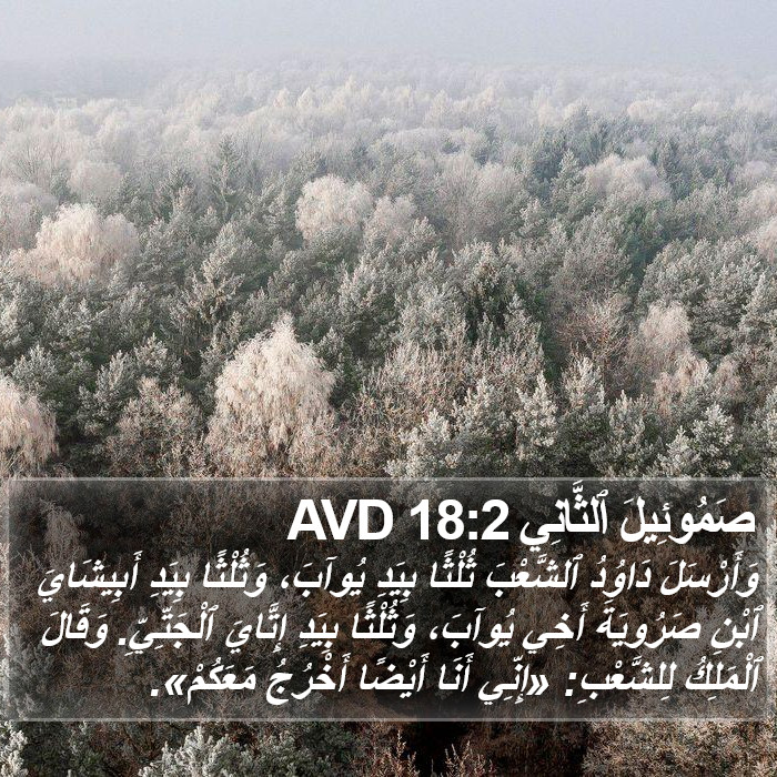 صَمُوئِيلَ ٱلثَّانِي 18:2 AVD Bible Study