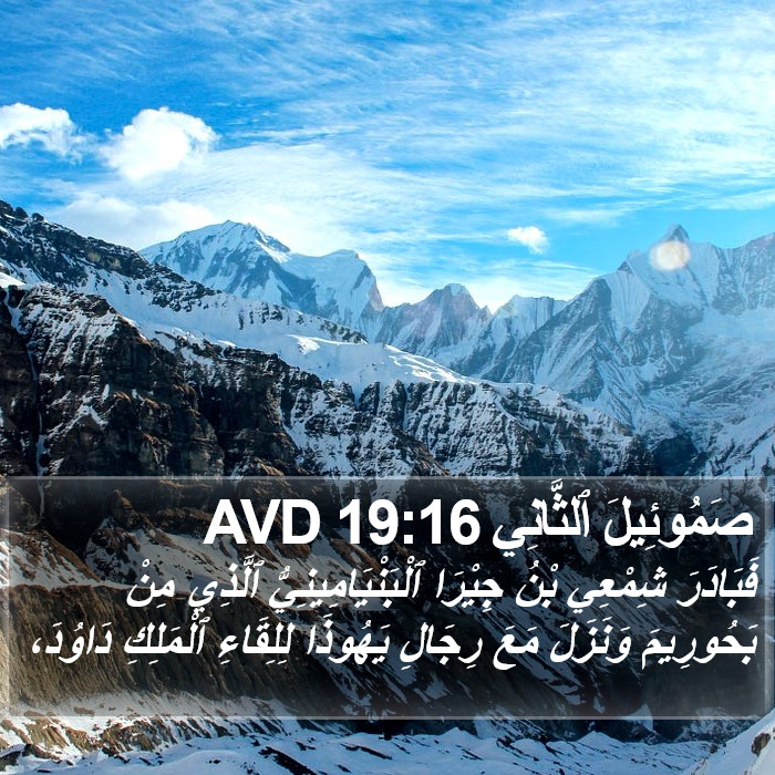 صَمُوئِيلَ ٱلثَّانِي 19:16 AVD Bible Study