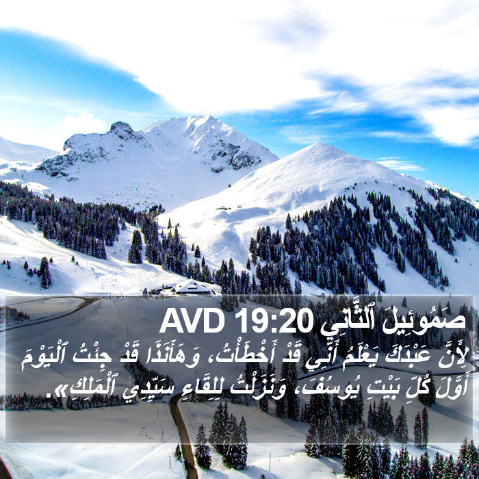 صَمُوئِيلَ ٱلثَّانِي 19:20 AVD Bible Study