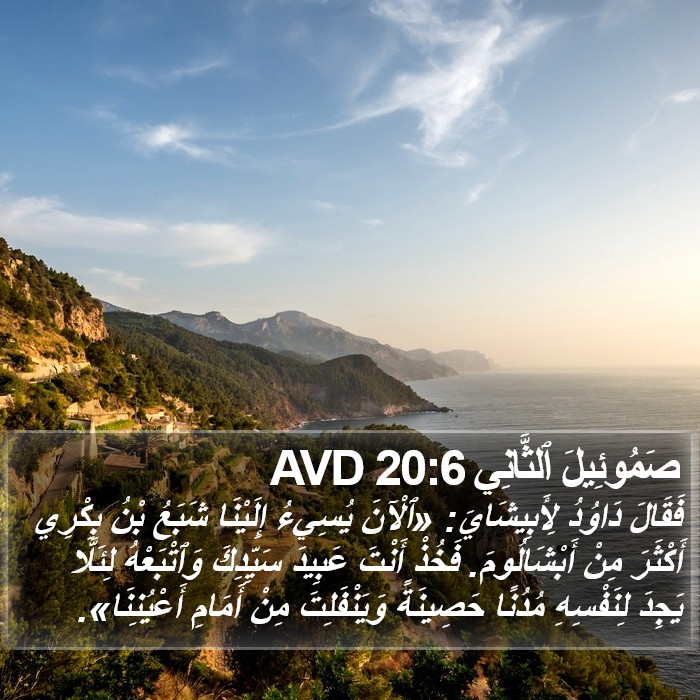صَمُوئِيلَ ٱلثَّانِي 20:6 AVD Bible Study
