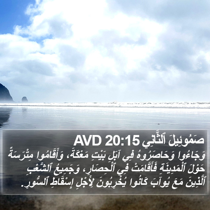صَمُوئِيلَ ٱلثَّانِي 20:15 AVD Bible Study