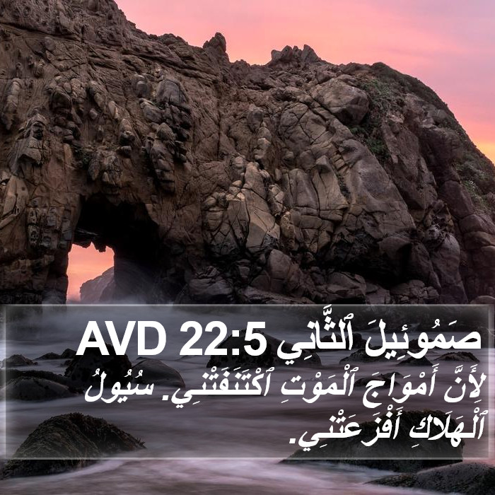 صَمُوئِيلَ ٱلثَّانِي 22:5 AVD Bible Study